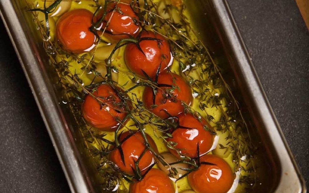 MIGUEL MAESTRE GRILLED ABALONE WITH CONFIT TOMATOES