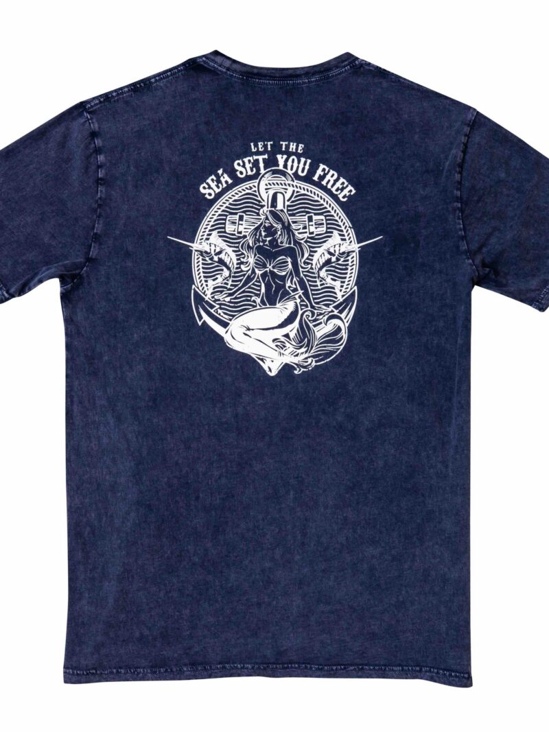 Salty Captain blue tee