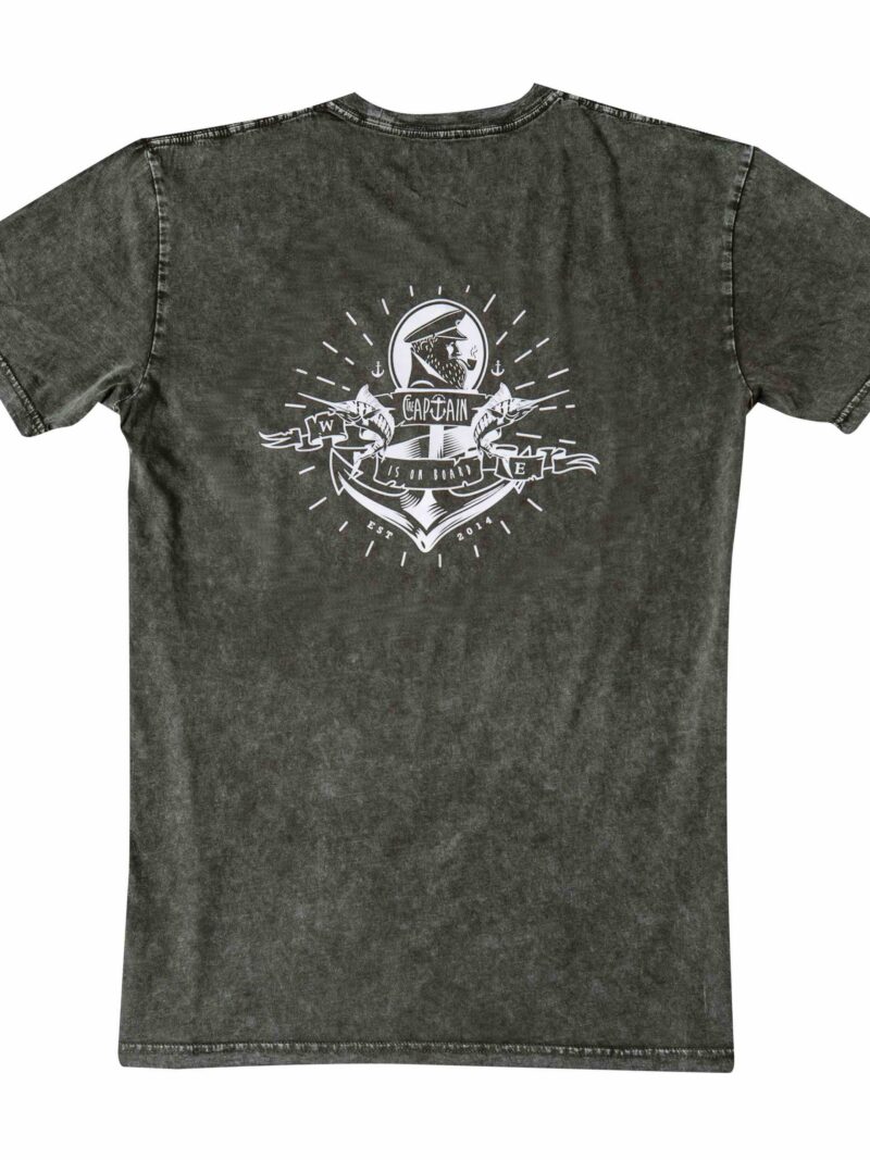 Salty Captain green tee