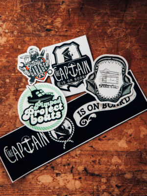Captain sticker bundle