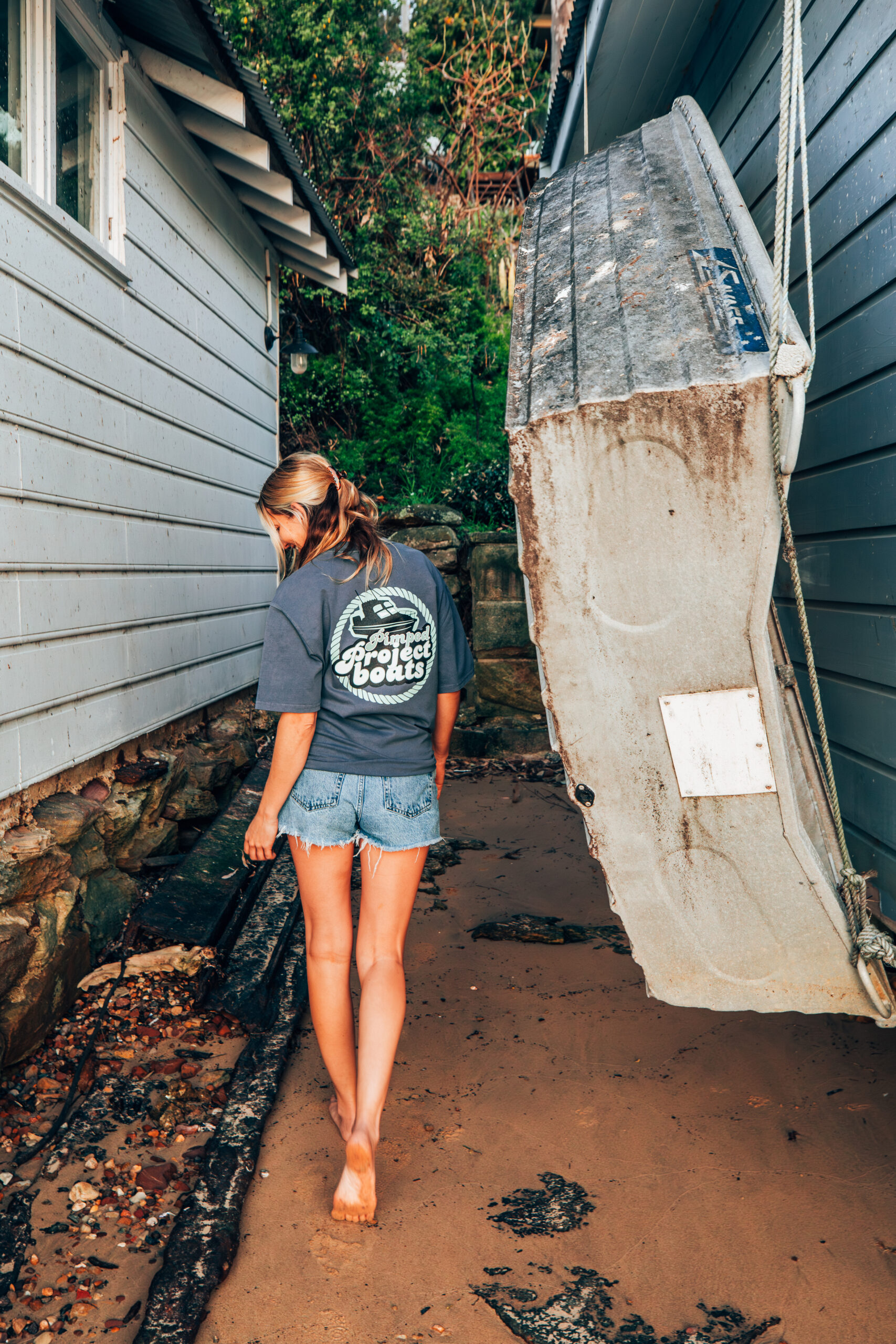 Pimped Project Boats Heavy Faded Tee - Image 3